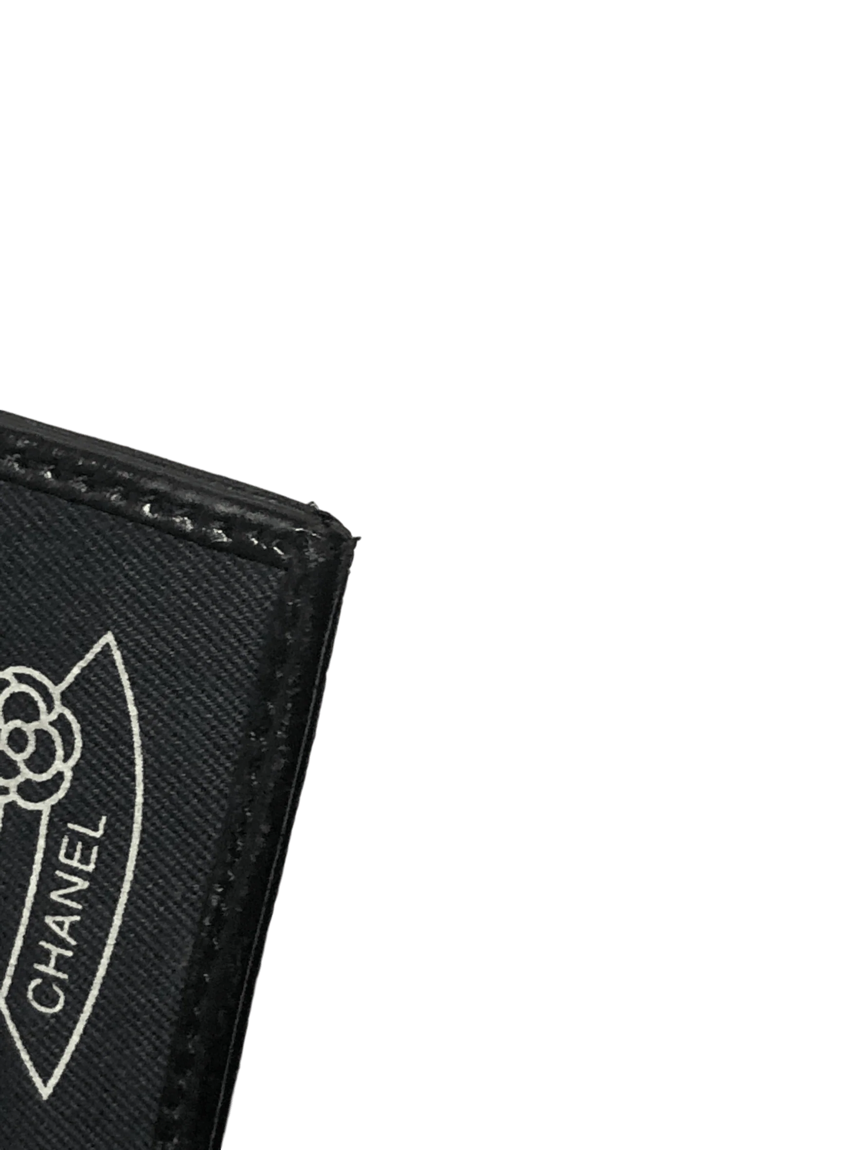 Chanel Black Icon Print Canvas Shoulder Bag - Image 5