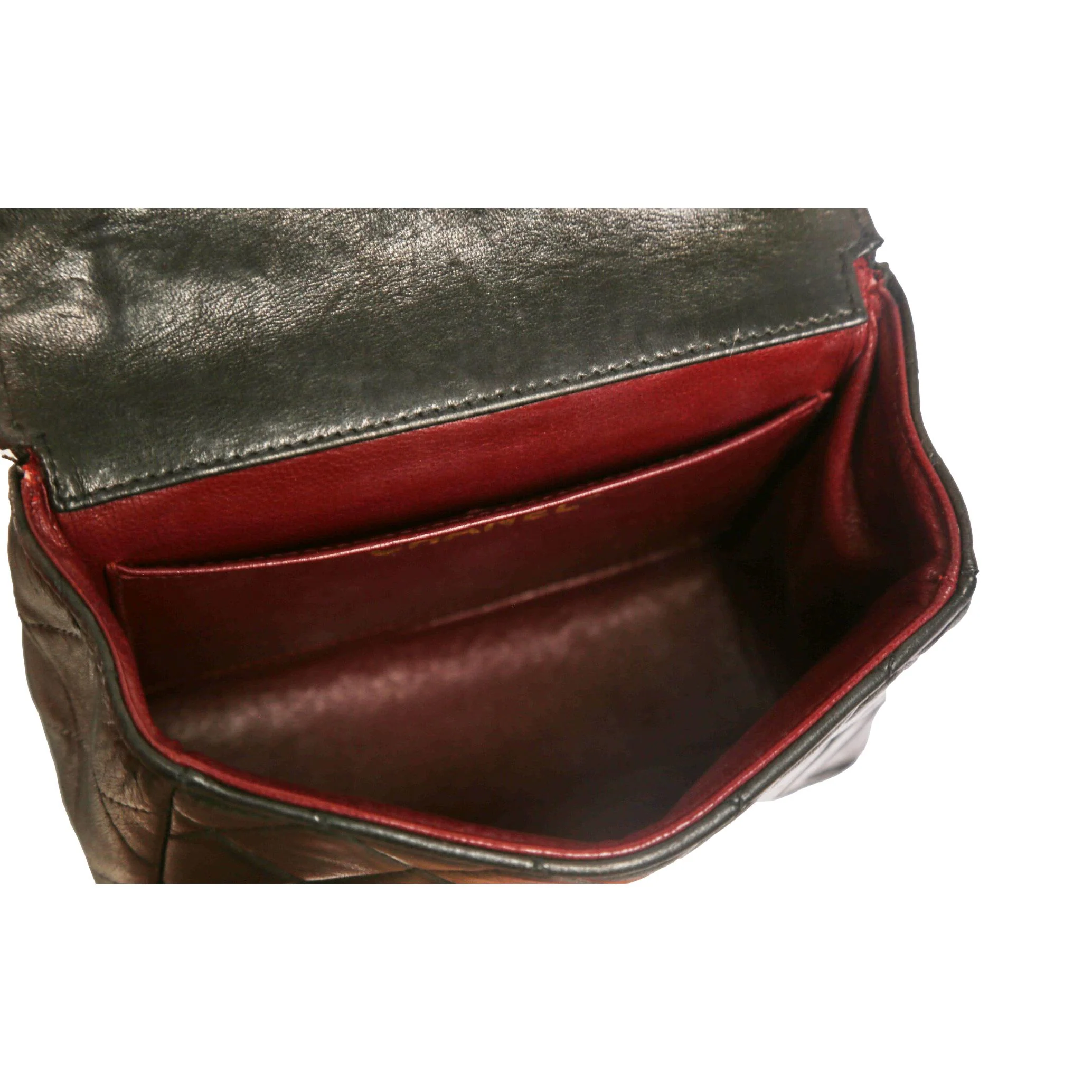 Chanel Dark Brown Mini Top Handle Bag - Image 5