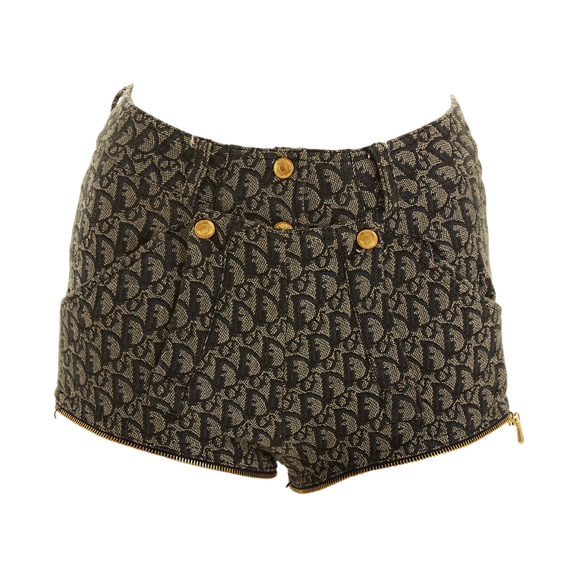 Dior Navy Logo Zip-Off Pants - Image 6