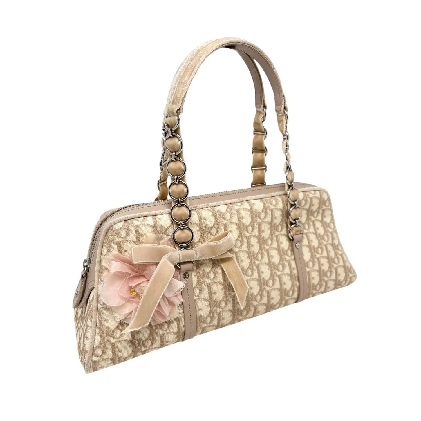 Dior Beige Romantique Shoulder Bag - Image 3