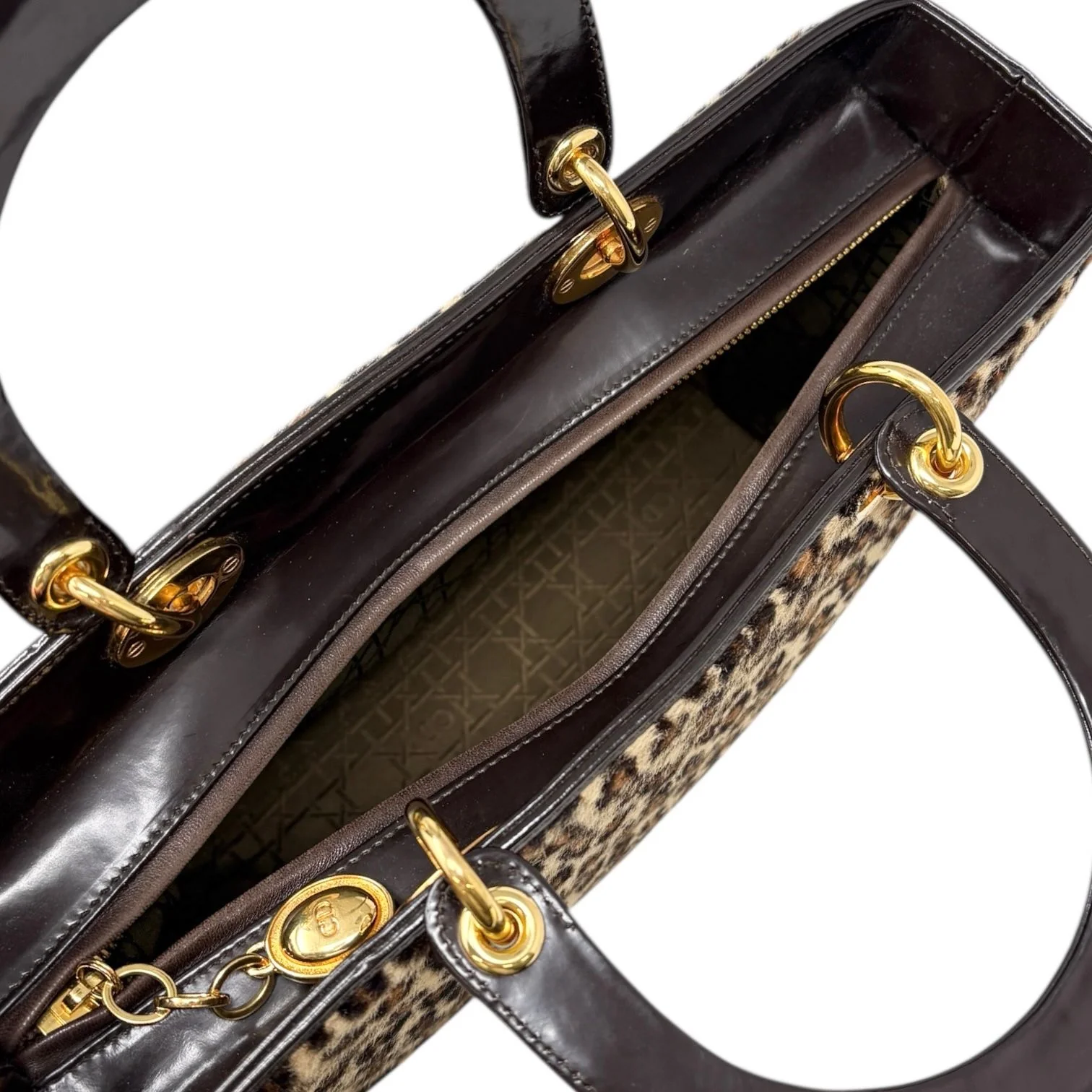 Dior Cheetah Calfhair Lady Bag - Image 3