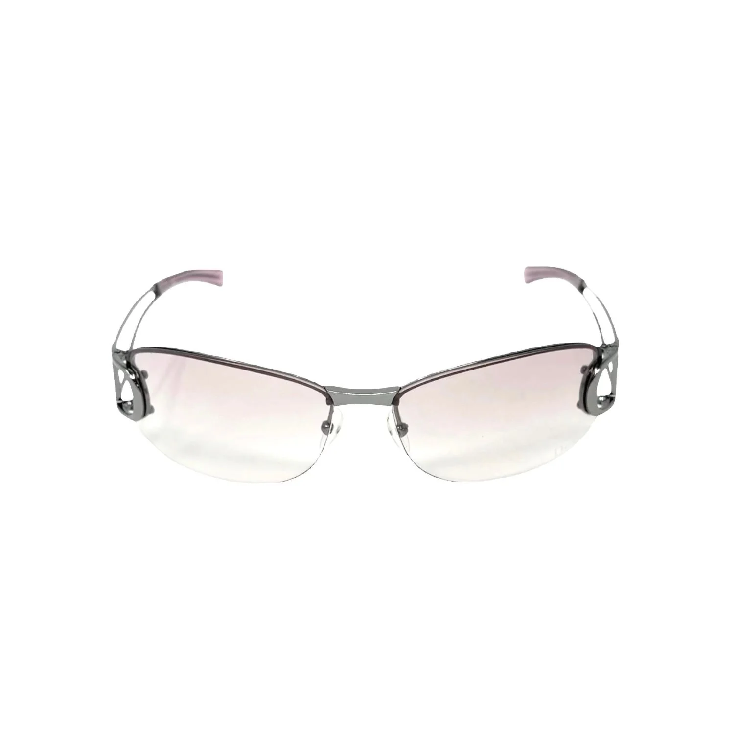 Dior Pink Rimless Sunglasses - Image 3