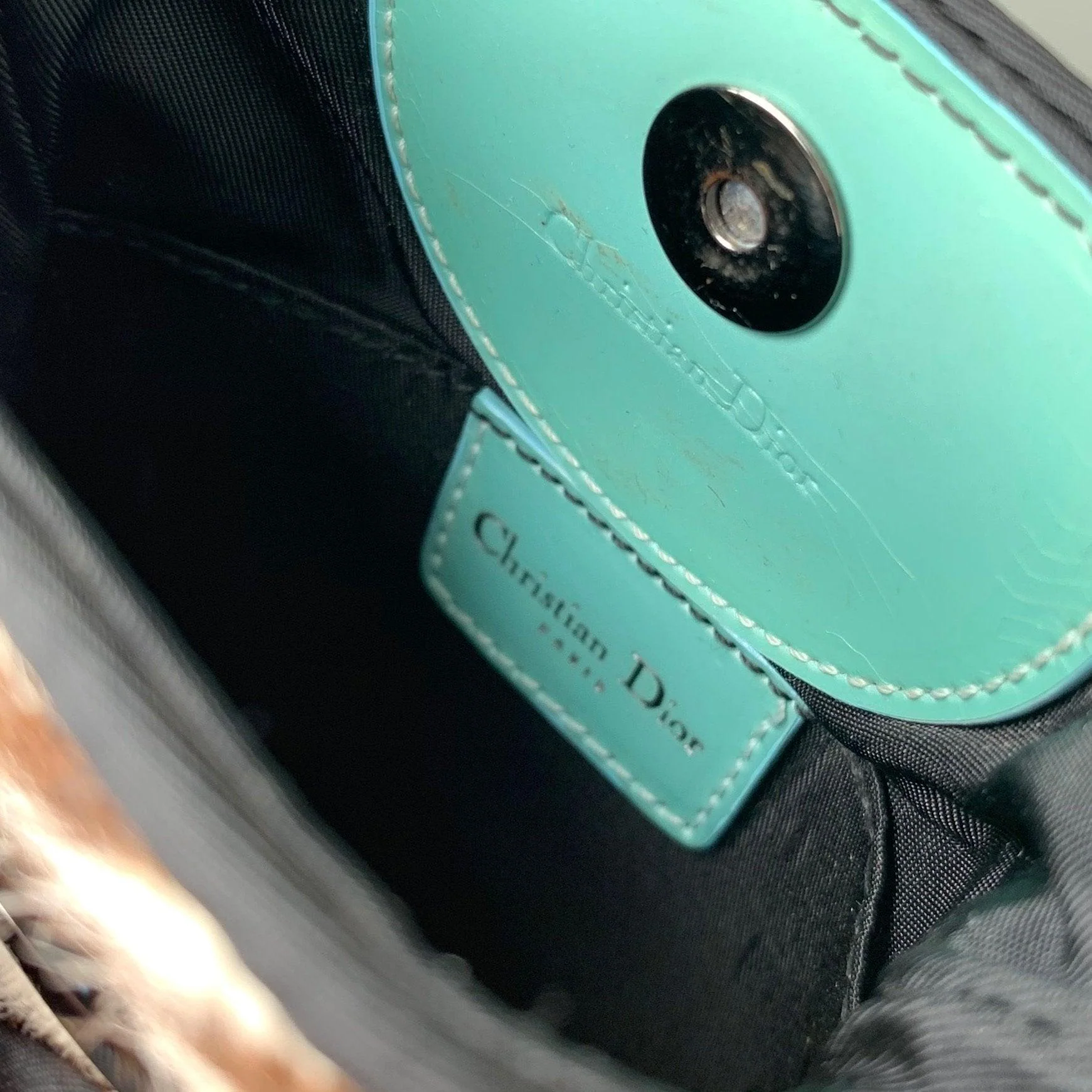 Dior Zebra Calf Hair Mini Crossbody Bag - Image 3