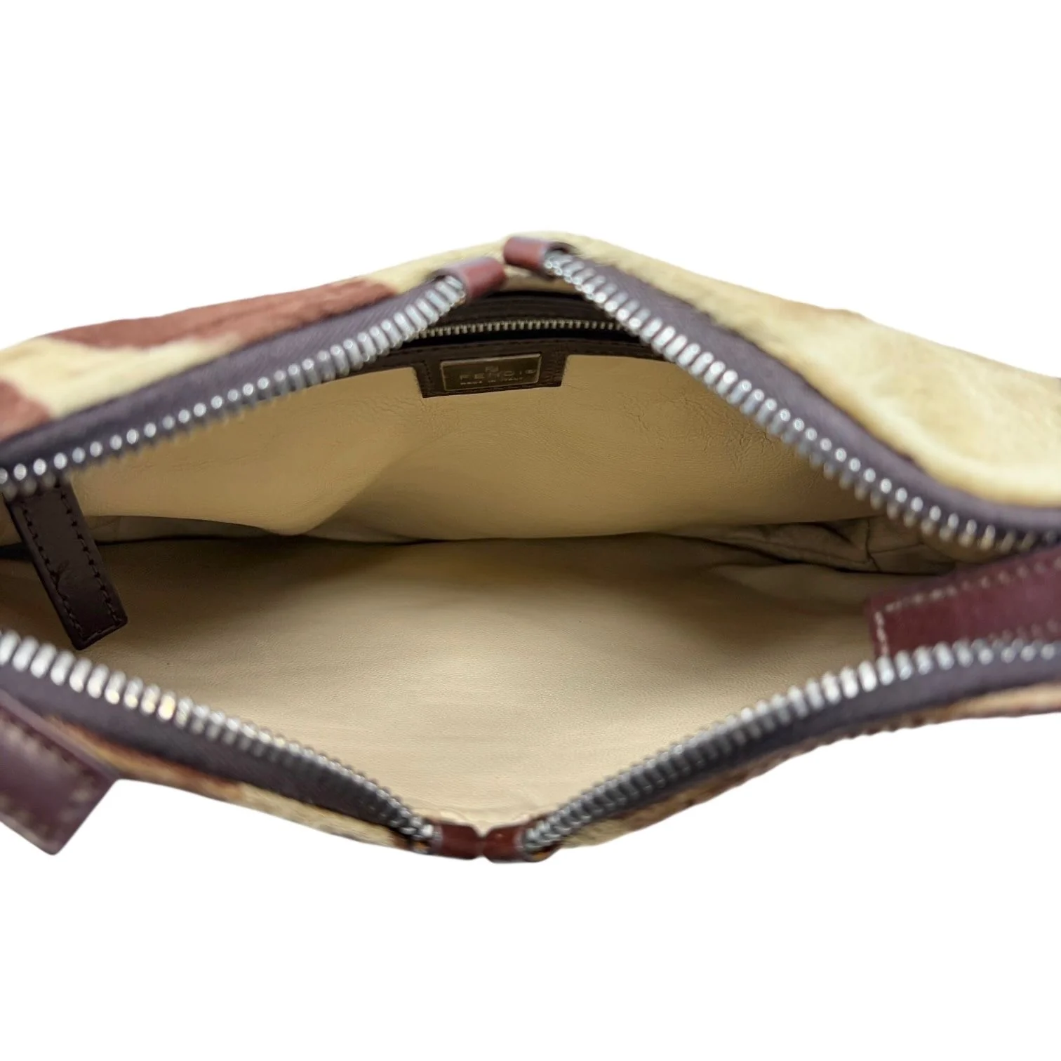 Fendi Brown Calfhair Shoulder Bag - Image 4