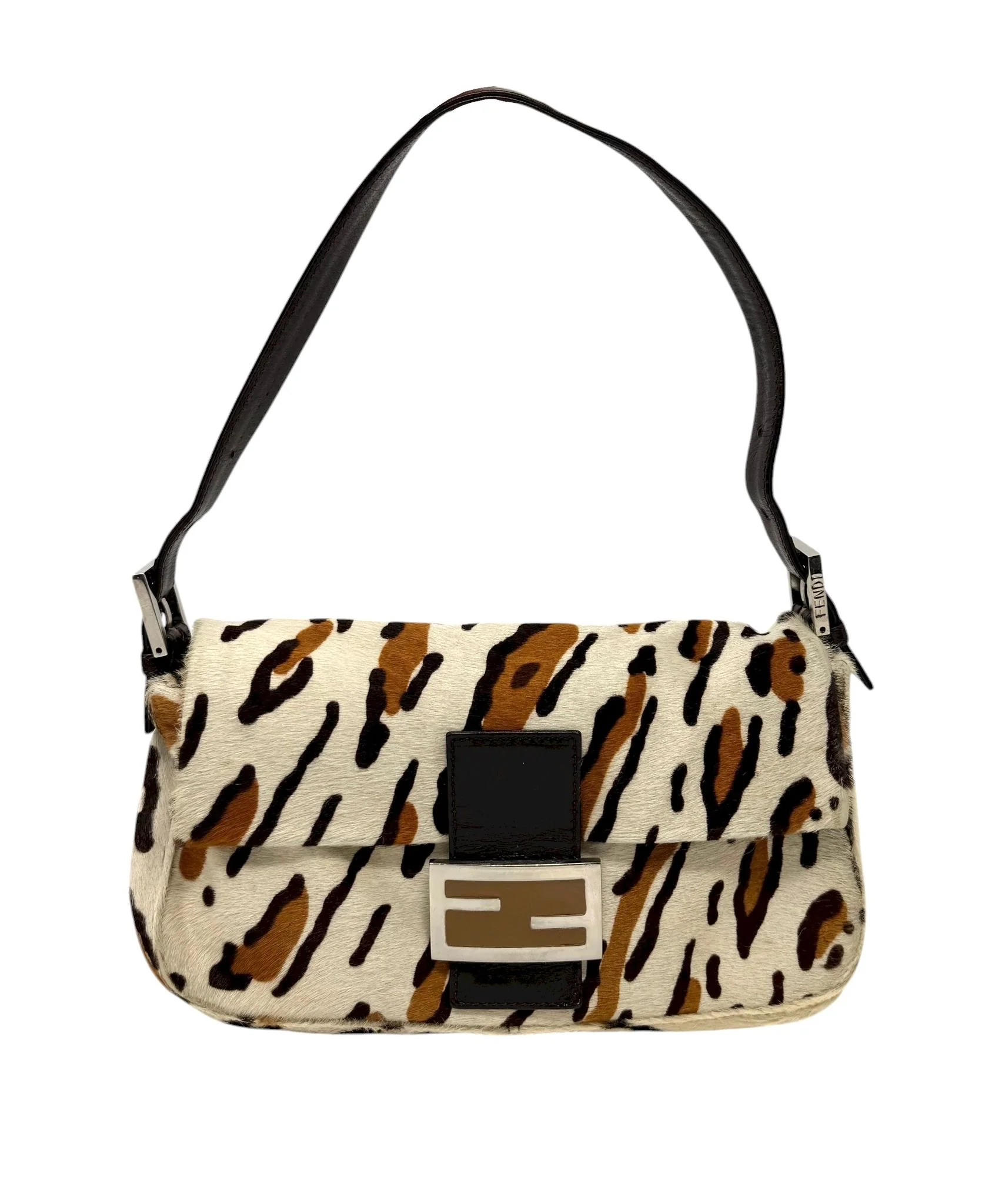 Fendi Leopard Print Baguette - Image 4