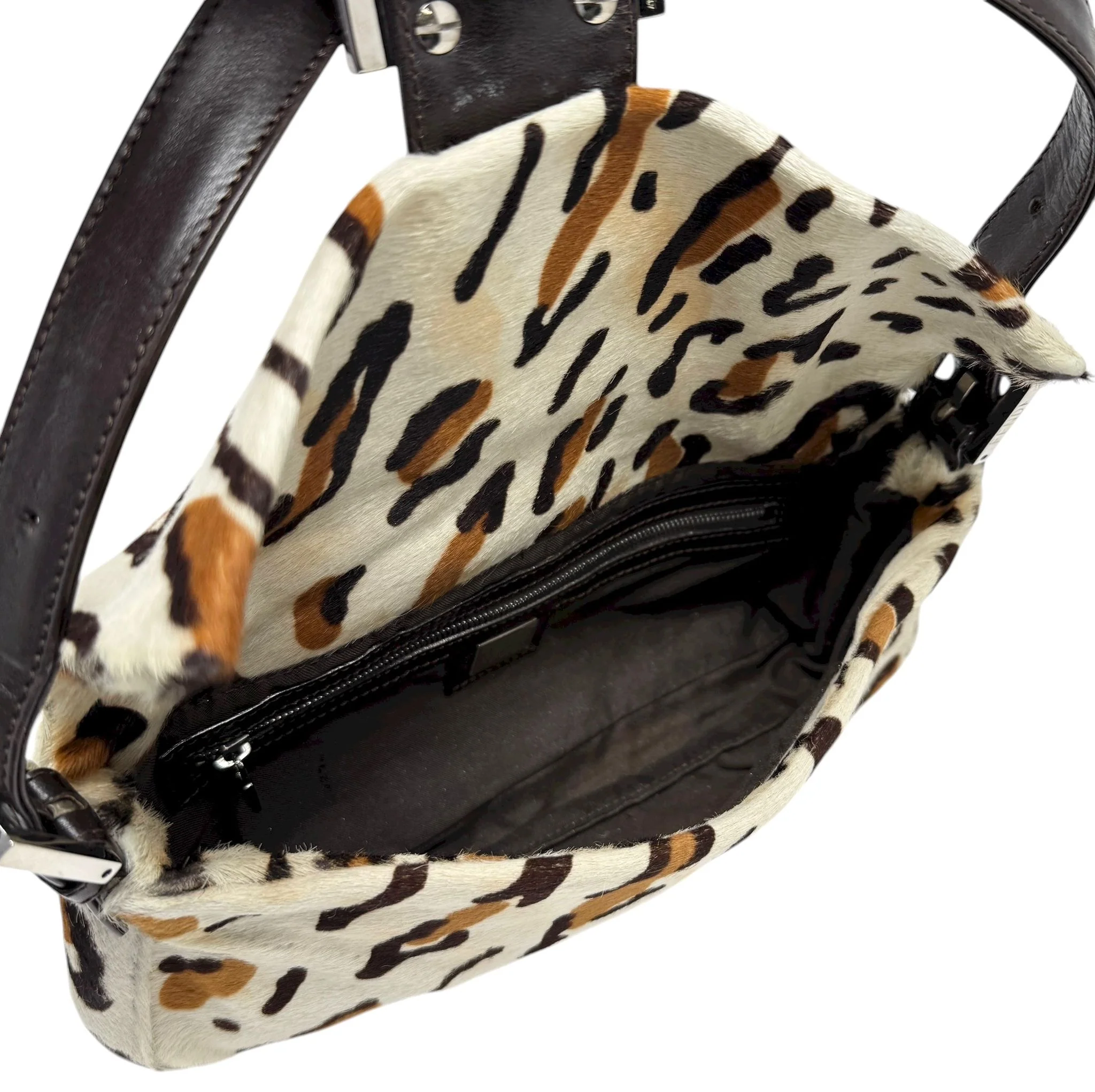 Fendi Leopard Print Baguette - Image 6