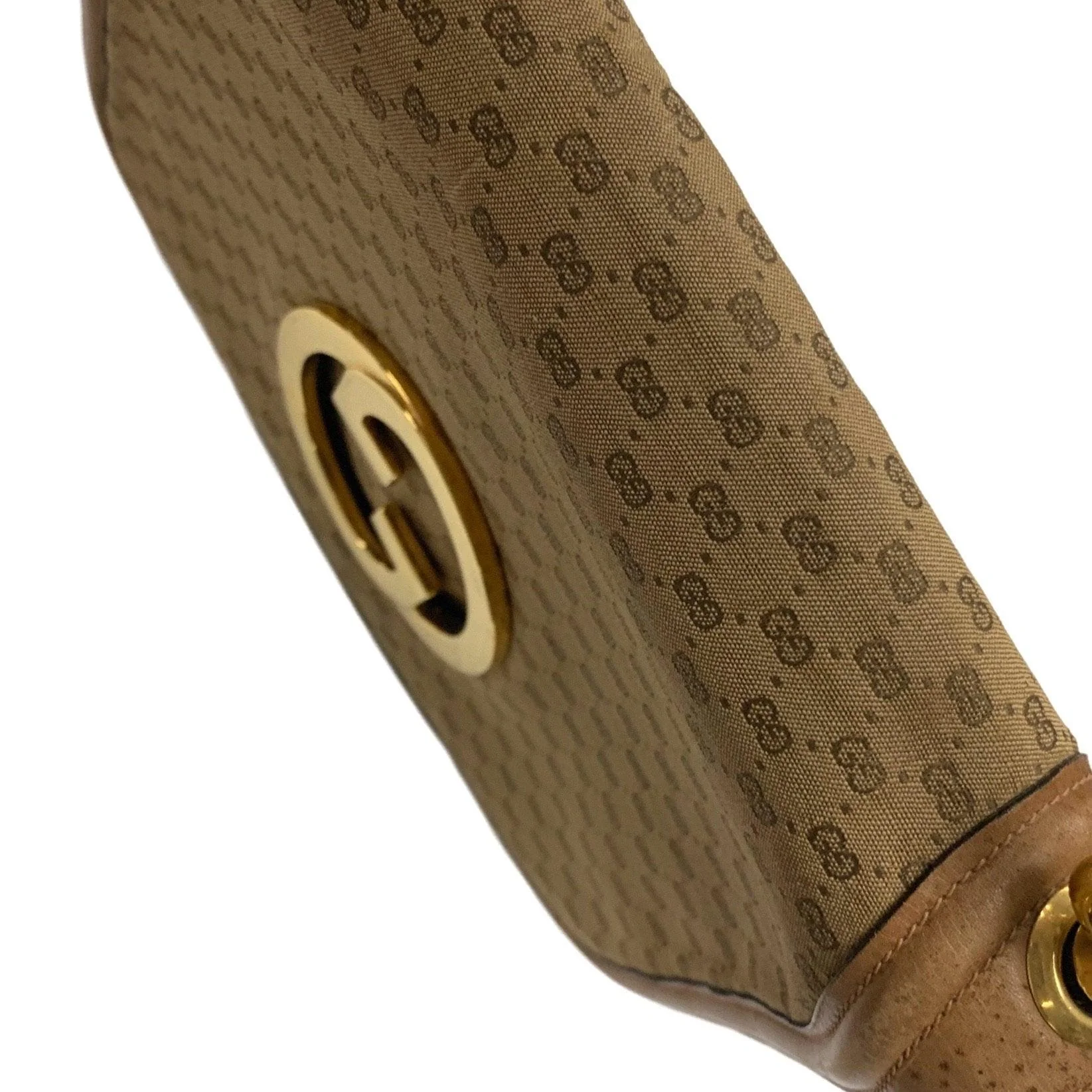 Gucci Brown Large Logo Shoulder Bag - Image 4