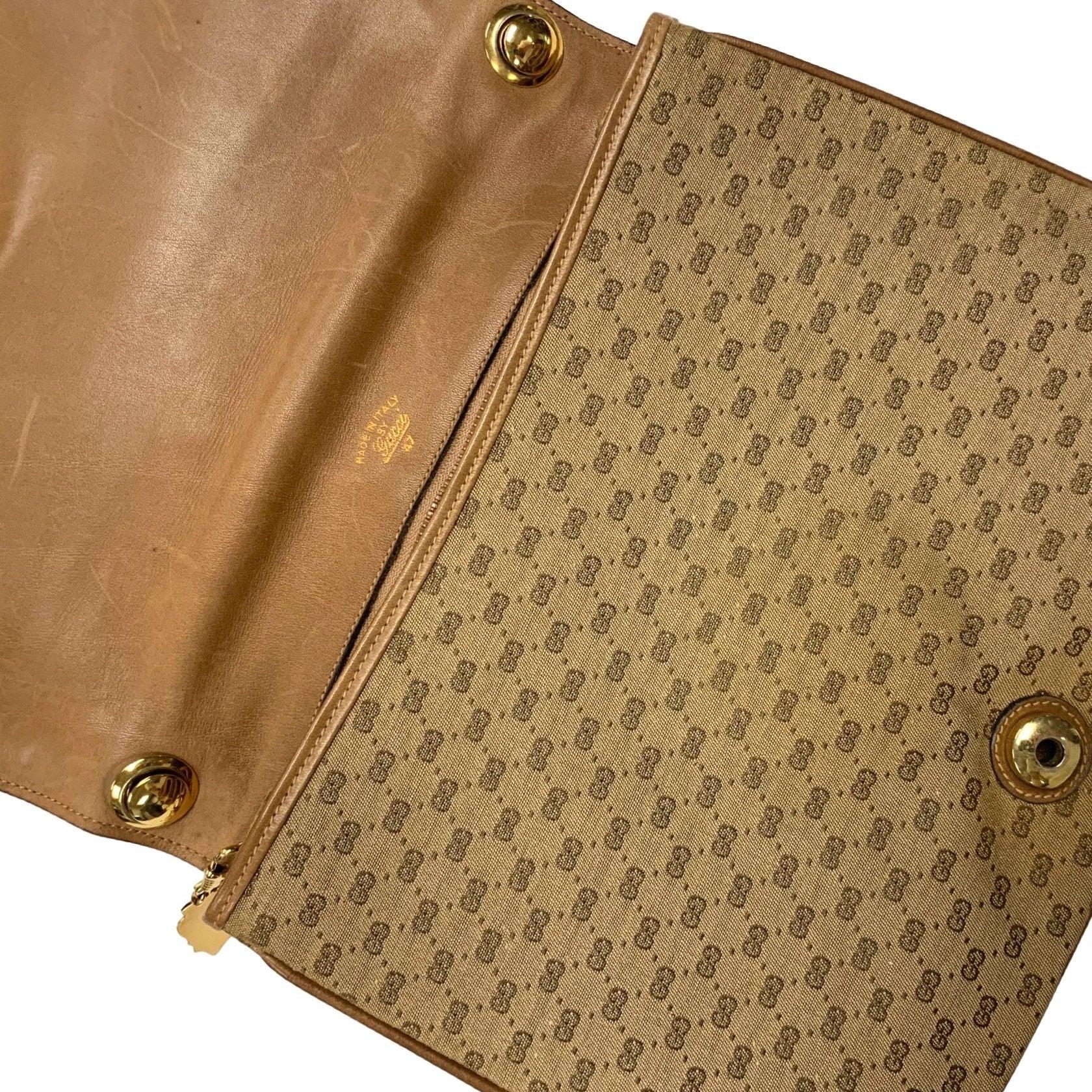 Gucci Brown Large Logo Shoulder Bag - Image 5