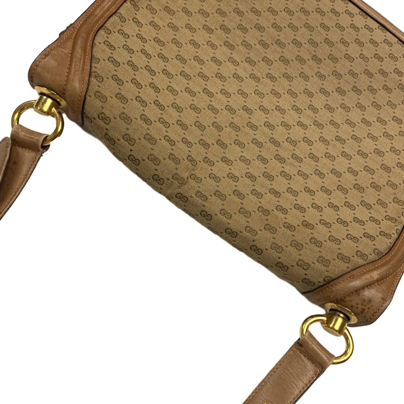 Gucci Brown Large Logo Shoulder Bag - Image 7
