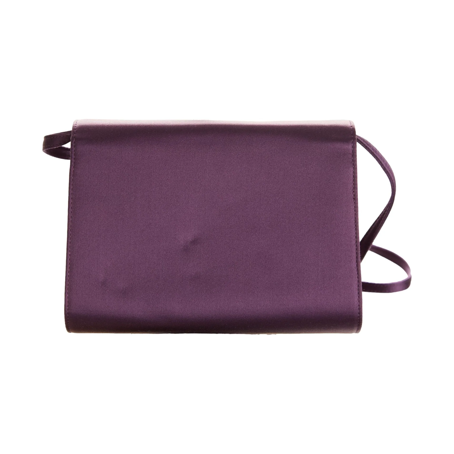 Gucci Purple Satin Shoulder Bag - Image 3