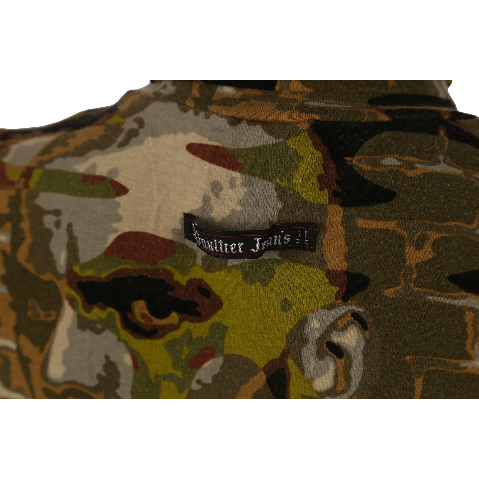 Jean Paul Gaultier Green Brick Print Turtleneck - Image 3