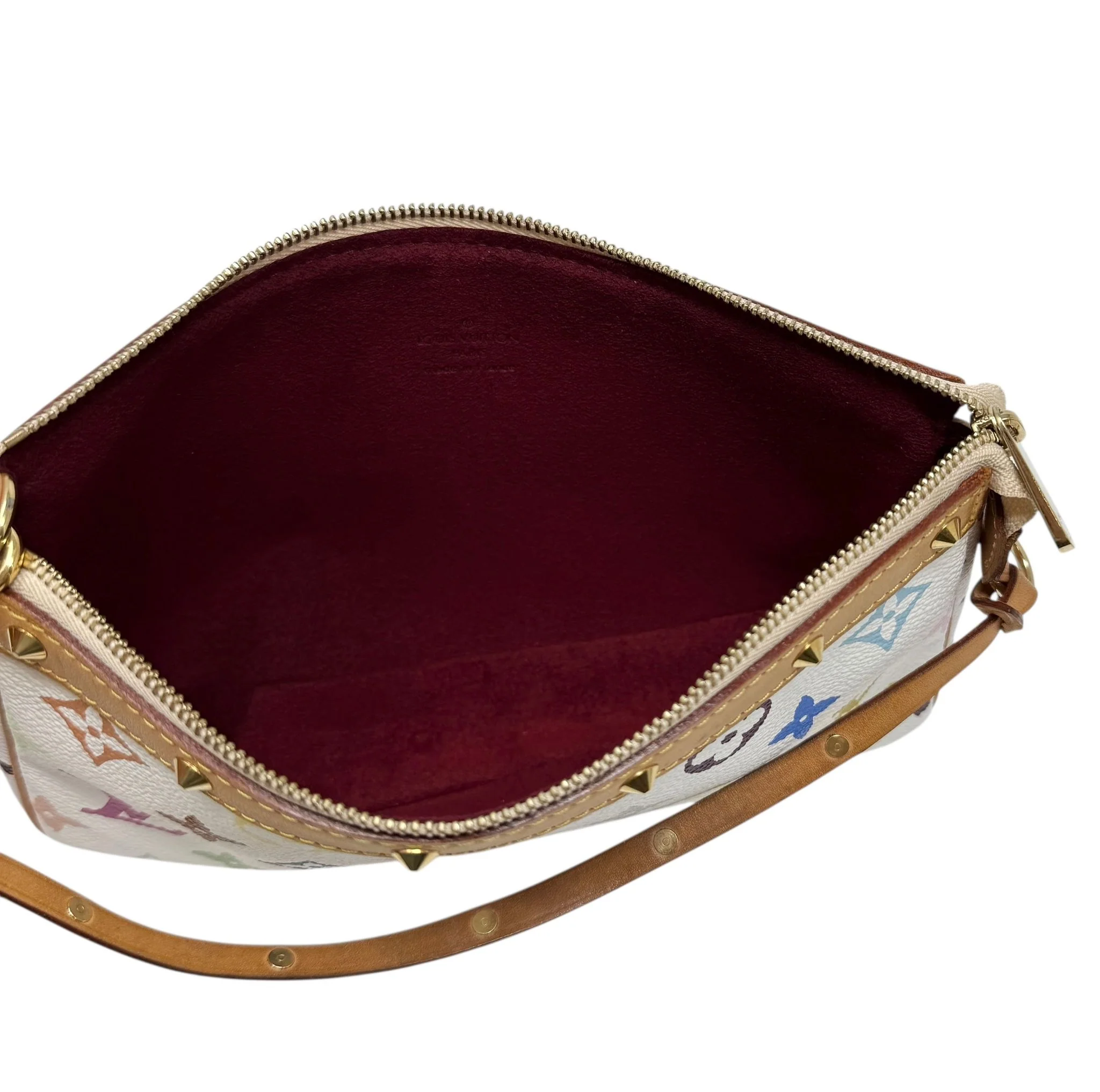 Louis Vuitton White Murakmi Shoulder Bag - Image 3