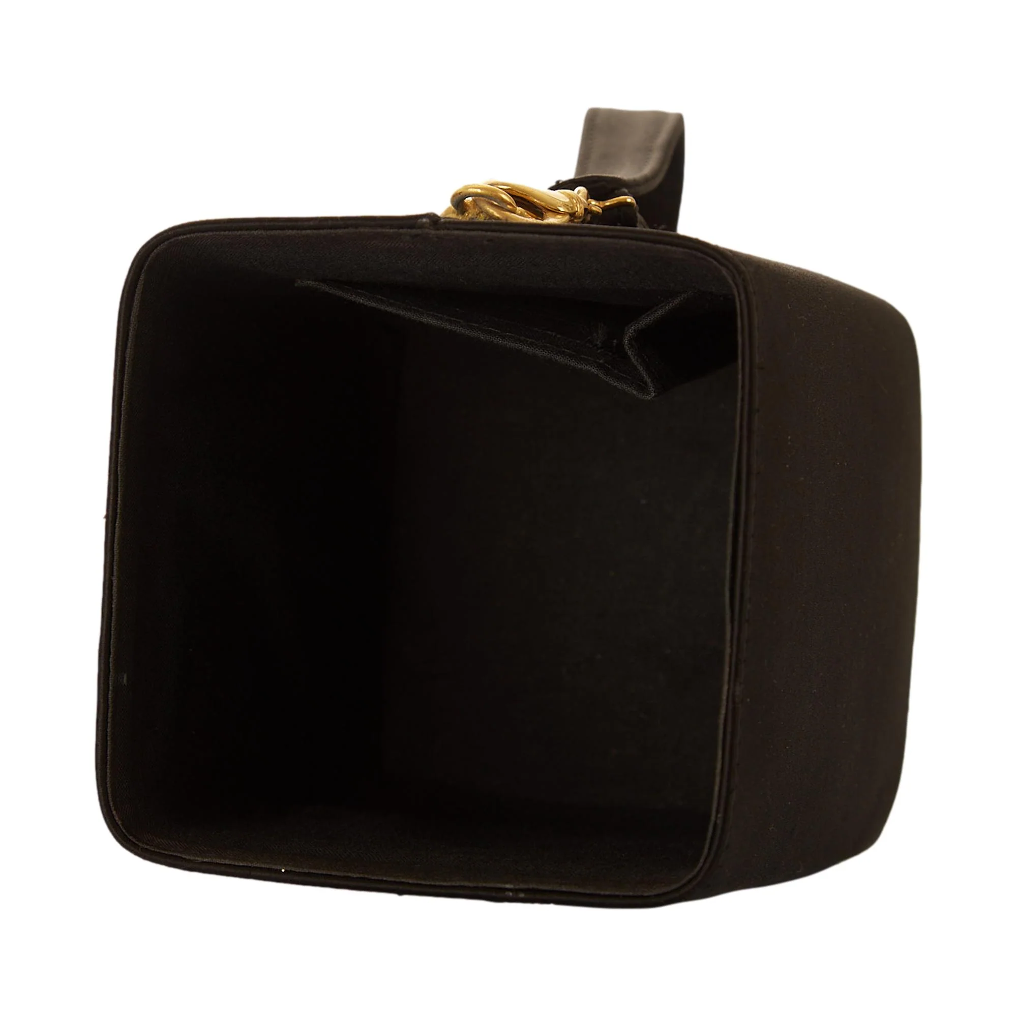 Versace Black Satin Box Wristlet - Image 5