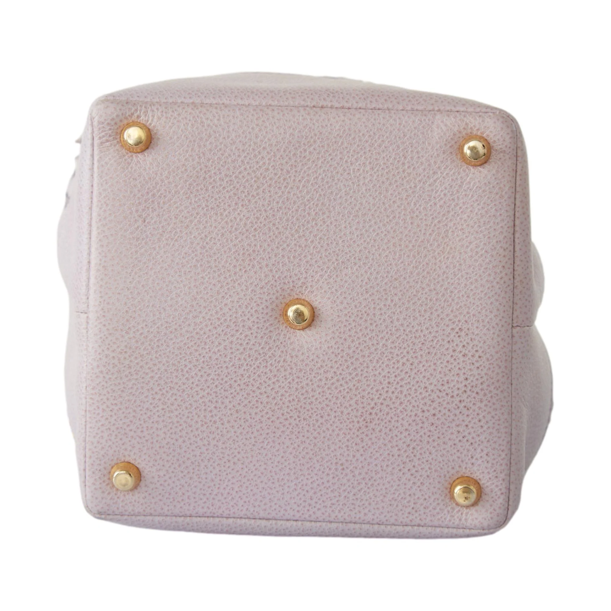 Versace Light Purple Leather Bucket Bag - Image 3